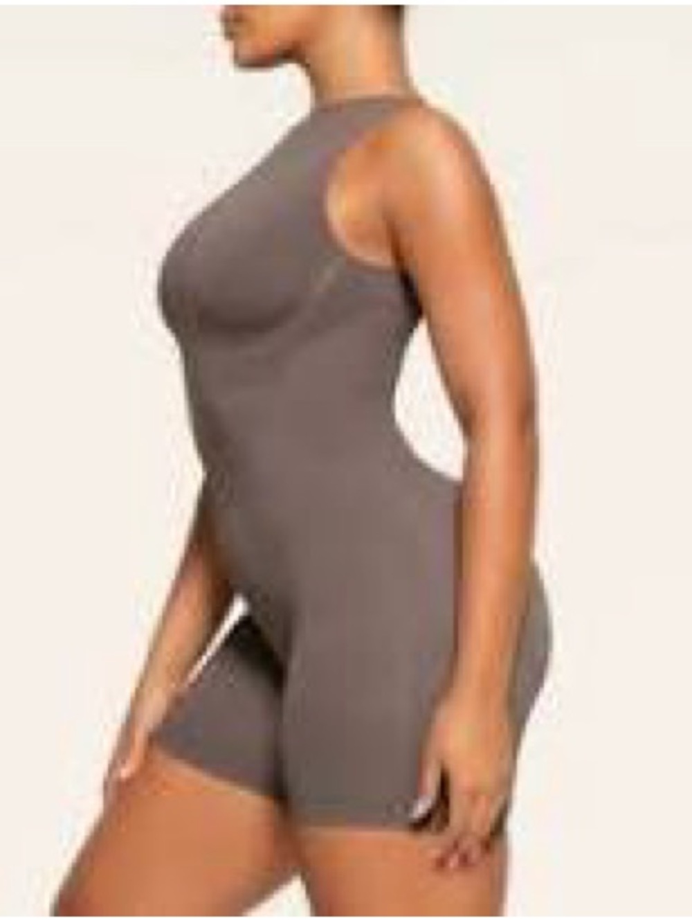 SKIMS Ribbed Lounge romper in gray Chalk SIZE 4X/5X NWT